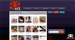 Desktop Screenshot of evilmilk.com